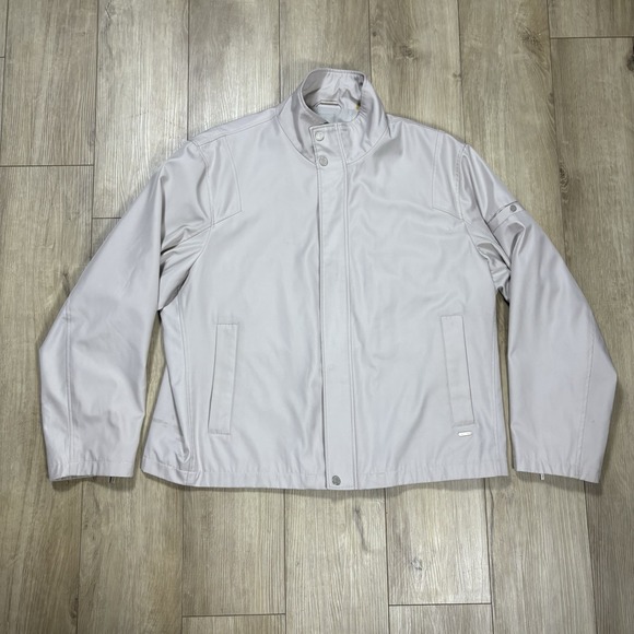 Calvin Klein Other - Calvin Klein Mens Gray Softshell Long Sleeve Pockets Full Zip Jacket Size XL